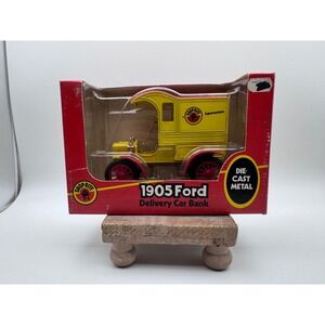 Ertl 1905 Ford Delivery Car Bank ShopRite Supermarkets Die-Cast Metal 1/25 9711